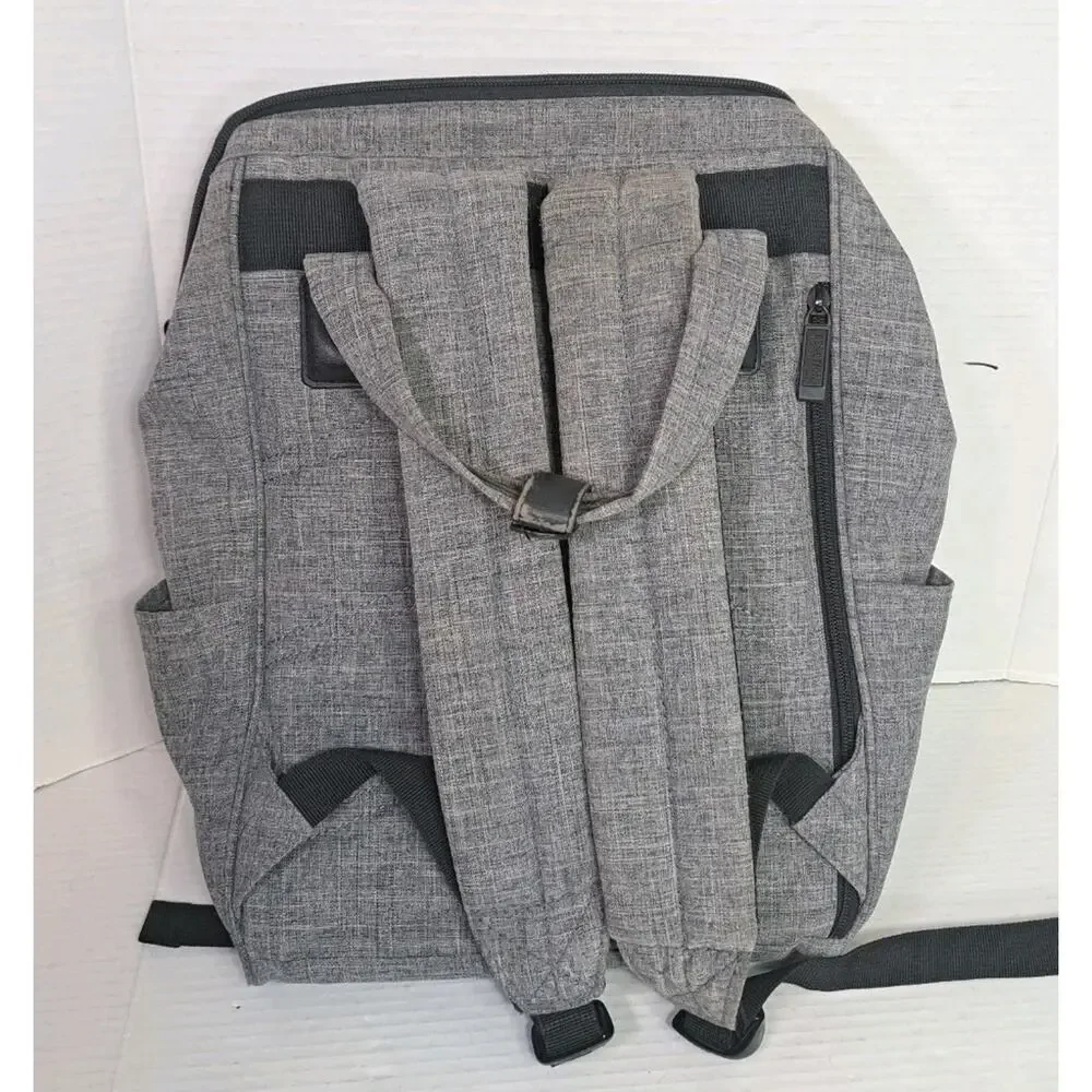 Kenneth Cole Reaction Paddy Shack 15″ Laptop‑Tablet Backpack Bookbag Gray Bag